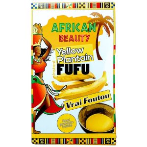 African Beauty Fufu Yellow Plantain / Fufu aus gelben Kochbananen – 681 g