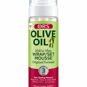 ORS Olive Oil Wrap/Set Mousse – Styling-Mousse für Locken, Wellen & Sets – 207 ml