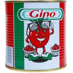 Gino Tomato Paste Double Concentrated – Doppelt konzentriertes Tomatenmark – 800 g
