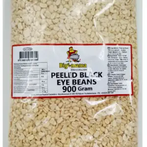 Big Mama Big mama Peeled Black Eye Beans - Geschälte Schwarzaugenbohnen 900g