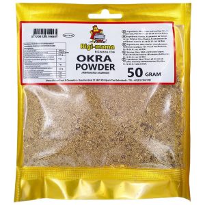 Bigi Mama Okra Powder / Gombo – Gemahlenes Okra-Pulver – 50 g