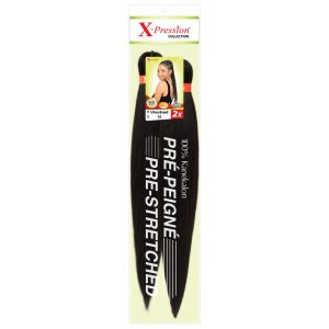 X-Pression 2X Pre-Stretched Ultra Braid – Colour #2 Dunkelbraun – Flechthaar / Braiding Hair