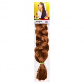 X-Pression Ultra Braid – Colour #30 Rotbraun – Synthetisches Flechthaar / Braiding Hair