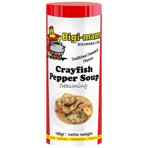 Bigi-Mama Seasoning Crayfisch Pepper Soup –Gewürz Crayfisch Pfeffersuppe 100g