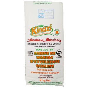 Kinazi Cassava Flour /Maniokmehl/ Farine de manioc blanc 2 kg