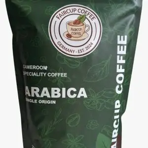 Faircup Kamerun Arabica Single Origin – Spezialitätenkaffee, 250 g, 100 % Hochlandkaffee