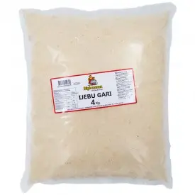 Bigi Mama-Ijebu Gari - Weiß Gari– 4 kg | Hochwertiger Cassava-Griess für Eba & Afrikanische Küche