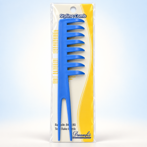 Dreamfix Styling Comb Curved – Gebogener Styling-Haarkamm für Afro Hair, Braids & Locken