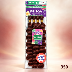 MIRA Goddess DCB Braiding Hair Colour 350 – kupferrote– Synthetisches Locken- & Flechthaar